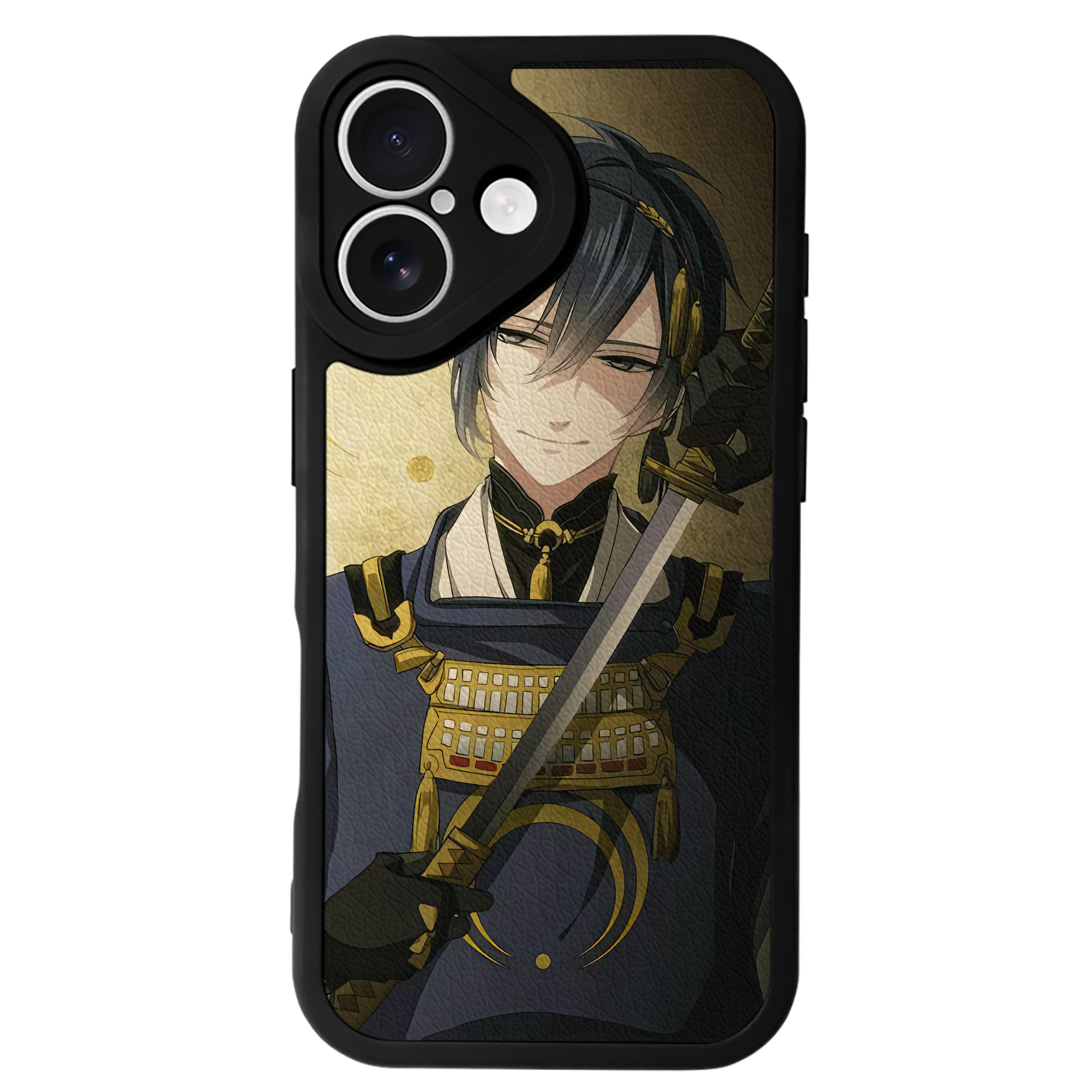 （画像用） 刀剣乱舞 Touken Ranbu 【iPhone 16シリーズ対応】シリコンスマホケース（レザー調） 材質：シリコン